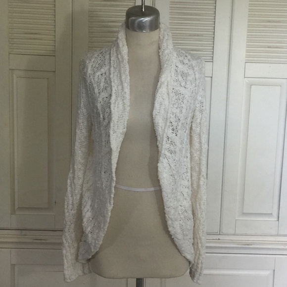 Anthropologie Sweaters - Anthropologie KNITTED & KNOTTED Cream Sweater M